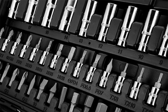 Набір торцевих головок Neo Tools 1/2, 1/4, 94 шт (10-062) фото 3