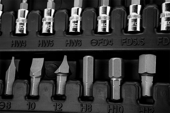 Набір торцевих головок Neo Tools 1/2, 1/4, 94 шт (10-062) фото 5