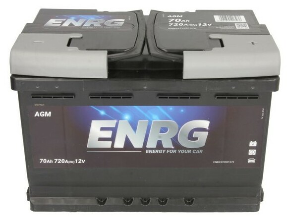 Автомобільний акумулятор ENRG ENRG570901072 12 В (70 Аh, 720 А, R+) фото 3