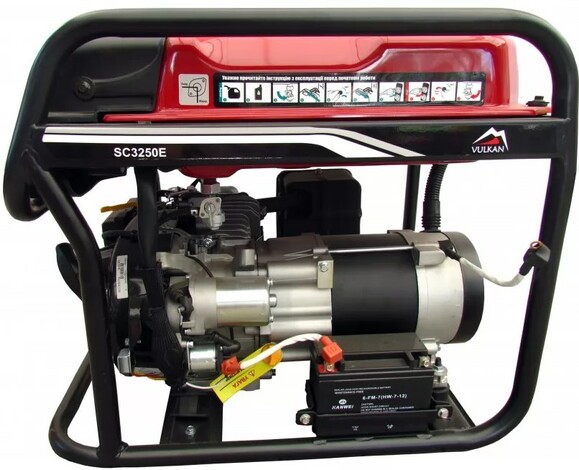 Бензиновий генератор Vulkan SC3250E-II фото 5