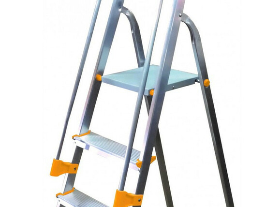 Односторонняя алюминиевая лестница VIRASTAR ALD DSPS05 з поручнем 5 ступеней изображение 2