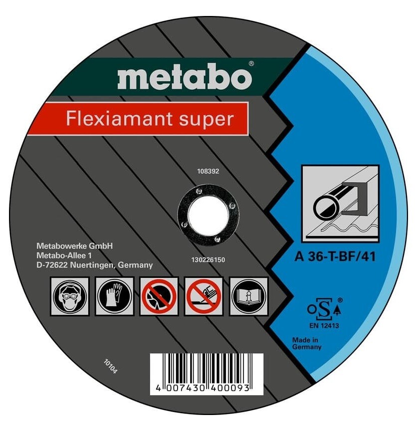 

Круг отрезной Metabo Flexiamant super Premium 230х2,5х22,2 мм (616115000)