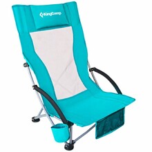 Раскладное кресло KingCamp Beach chair Cyan (KC1901_CYAN)