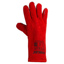 Перчатки краги сварщика Sigma класс ВС длина 35 см красные р10.5 (9449361)