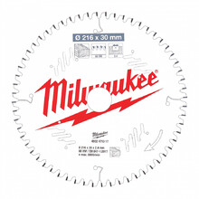 Диск пиляльний Milwaukee CSB MS W 216x30x2,4 мм 60 зубів (4932471317)