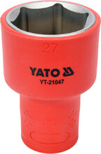 Головка торцевая диэлектрическая Yato 27 мм (YT-21047)