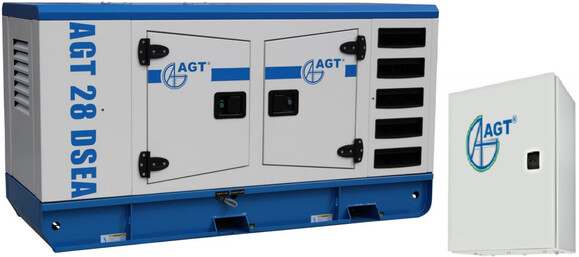 Дизельний генератор AGT 28 DSEA (AGT28DSEAP/42) + блок автоматики ATS42/12 + HGM4020N фото 2