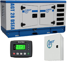 Дизельный генератор AGT 28 DSEA (AGT28DSEAP/42) + блок автоматики ATS42/12 + HGM4020N