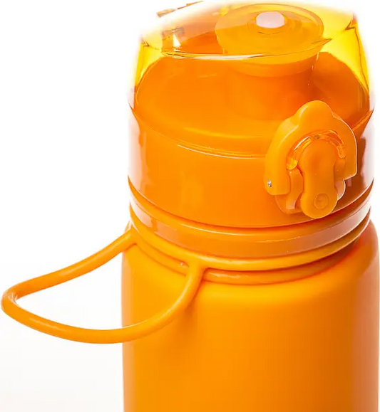 Бутылка силиконовая Tramp 500 мл, оранжевая (TRC-093-orange) изображение 2