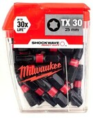 Бита Milwaukee Schockwave TX30, 25 мм (25 шт.) (4932430886/25)