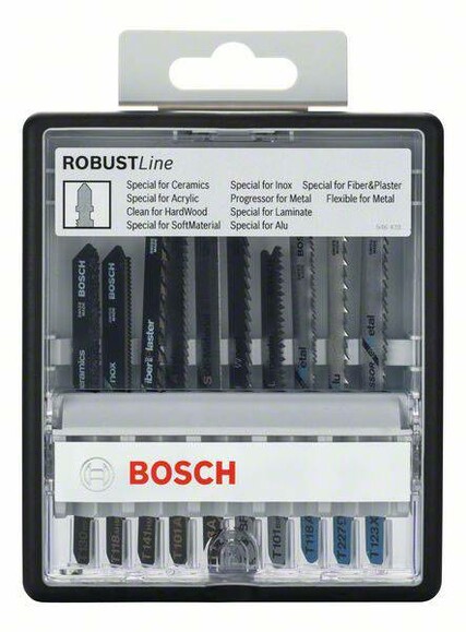 Пилочки для лобзика Bosch SPECIAL ROBUST LINE 10 шт. (2607010574) фото 2