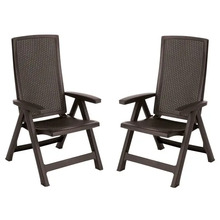Садовые стулья Keter Montreal, коричневые (228103)