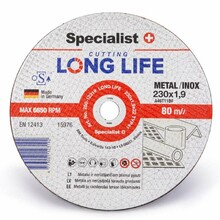Диск отрезной Specialist+ LONG LIFE 230x1.9x22 мм (250-12319)