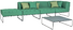 Модульный диван и столик для улицы CRUZO Диас (d0006)