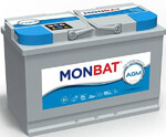 Автомобильный аккумулятор MONBAT AGM 6CТ-70 R+, 760 A (STOP-START) (AGM-70-MP)
