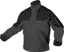 Робоча куртка HOEGERT EDGAR темно-сіра, 3XL (HT5K284-1-3XL)