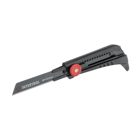 Нож сегментный для линолеума Intertool Storm 18 мм (HT-0539) изображение 3