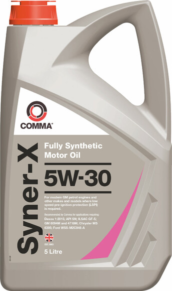 Моторное масло Comma SYNER-X 5W-30, 5 л (SYX5L)