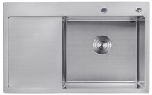 Кухонна мийка Kroner KRP Geburstet-7849RHM, 3.0/1.0 мм (CV025276)