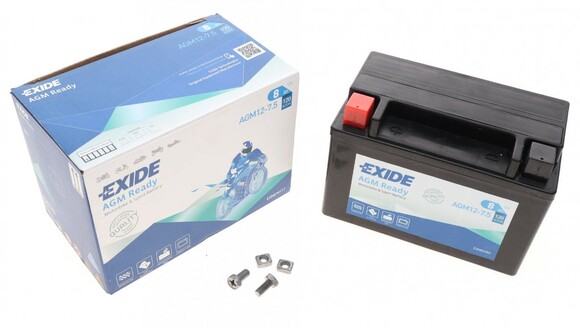 Акумулятор EXIDE AGM12-7.5, 8Ah/120A  фото 3