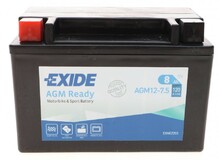 Акумулятор EXIDE AGM12-7.5, 8Ah/120A 