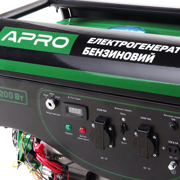 Генератор бензиновий APRO, 4-х тактний, 3.0/3.2 кВт, електростарт (852105) фото 4