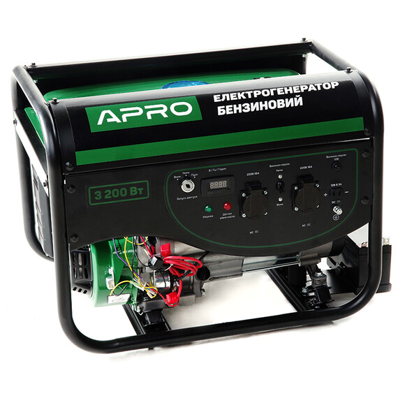 Генератор бензиновый APRO, 4-х тактный, 3.0/3.2 кВт, электростарт (852105) изображение 6