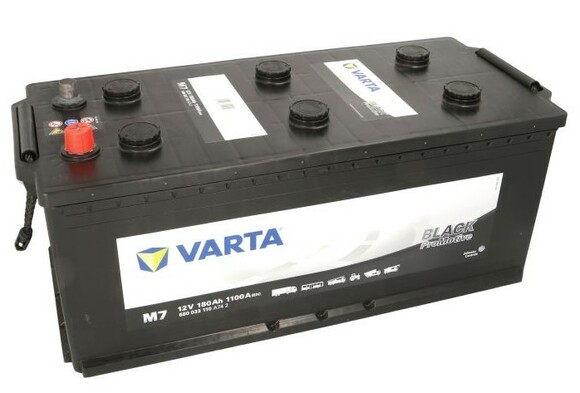 Вантажний акумулятор Varta Promotive HD M7 12V 180Ah 1100A R+ (PM680033110BL) фото 2