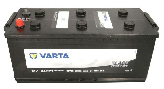 Грузовой аккумулятор Varta Promotive HD M7 12V 180Ah 1100A R+ (PM680033110BL) изображение 3