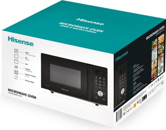 Микроволновая печь Hisense H20MOBSD1H (MO20XYZ) изображение 6