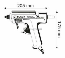 Клеительный пистолет Bosch GKP 200 CE (0601950703)
