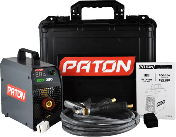 Зварювальний інверторний апарат Paton ECO-250+Case (4001375) фото 7