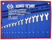 Набір ключів KING TONY 14 одиниць, 06-19 мм (1214MRN05)
