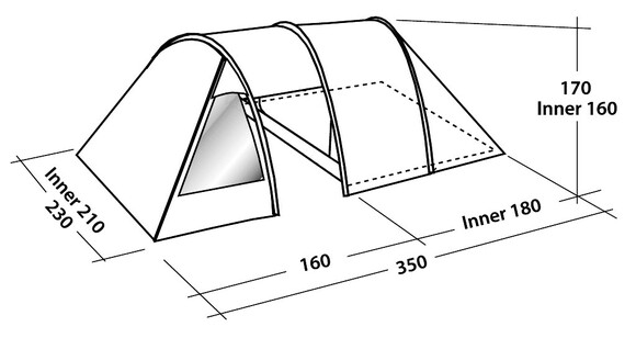 Палатка Easy Camp Galaxy 300 (43265) изображение 10