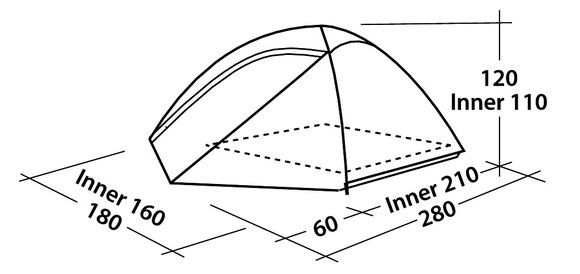 Палатка Easy Camp Meteor 300 (43256) изображение 6