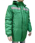 Куртка робоча утеплена Free Work Експерт зелена р.48-50/5-6/M (65753)