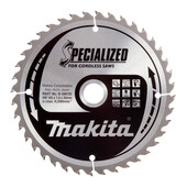 Пильний диск Makita Specialized по дереву 165x20мм 40T (B-09232)