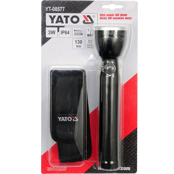 Ручной светодиодный фонарь Yato YT-08577 изображение 3