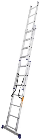 Лестница алюминиевая трехсекционная BLUETOOLS 3x7 (160-9024) изображение 5