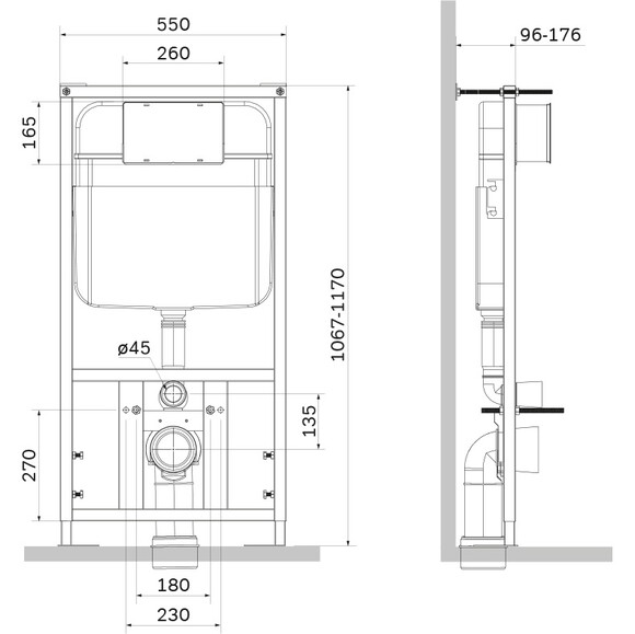 Інсталяція для унітазів AM.PM Fit (I012705) фото 3