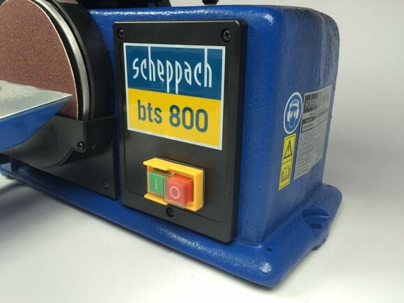 Тарельчато-ленточный шлифовальный станок Scheppach BTS 800 изображение 7