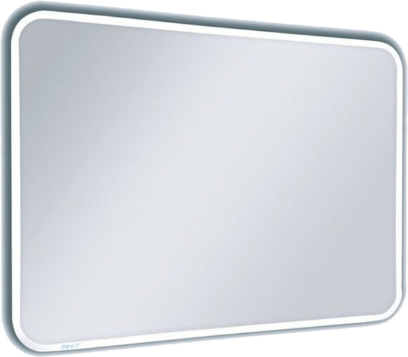 Зеркало DEVIT Soul 80х60 см, закругленное, LED, сенсор движение, подогрев (5022149)