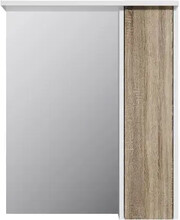 Зеркальный шкаф AM.PM Gem S с подсветкой 60 см, правый, белый/дерево (M91MPR0601WF38)
