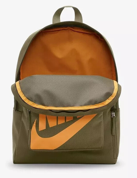 Рюкзак Nike Y NK CLASSIC BKPK (темно-зеленый/оранжевый) (BA5928-368) изображение 4