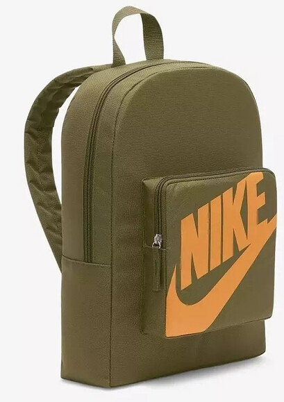 Рюкзак Nike Y NK CLASSIC BKPK (темно-зеленый/оранжевый) (BA5928-368) изображение 2