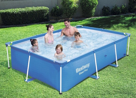 Басейн каркасний BESTWAY Steel Pro Splash Pool, 259х170х61 см, прямокутний (56403 BW) фото 5