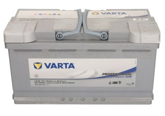 Аккумулятор Varta Professional Dual Purpose AGM 12V 95Ah 850A (VA840095085) изображение 2