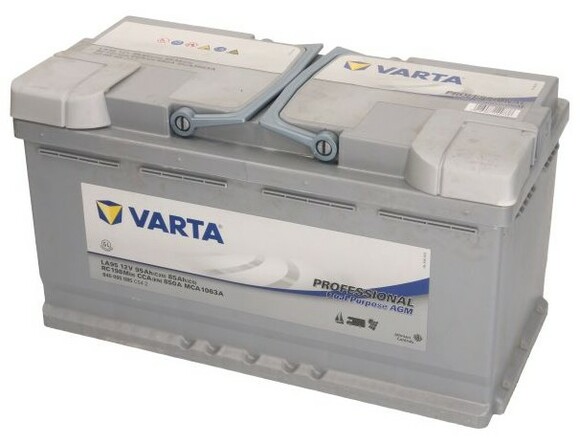 Аккумулятор Varta Professional Dual Purpose AGM 12V 95Ah 850A (VA840095085) изображение 3
