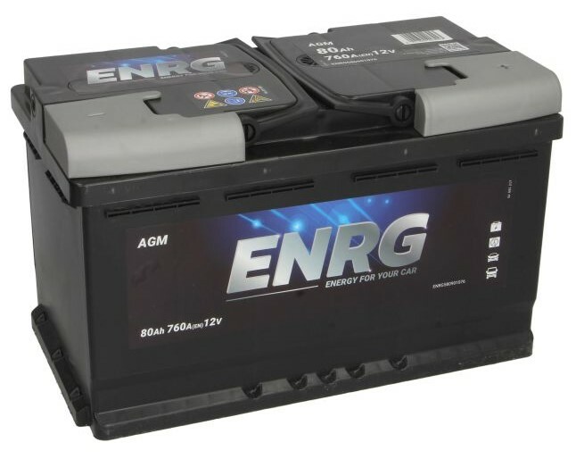 

Автомобильный аккумулятор ENRG ENRG580901076 12 В (80 Аh, 760 А, R+)