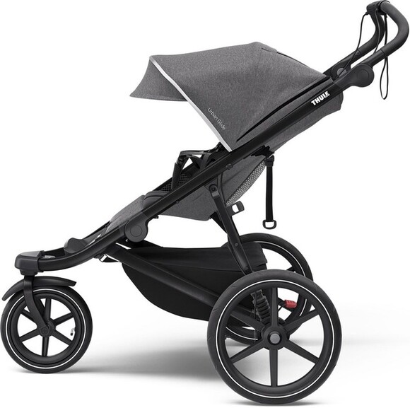 Дитячий візок з люлькою Thule Urban Glide 2 Grey Melange (TH 10101965)  фото 3